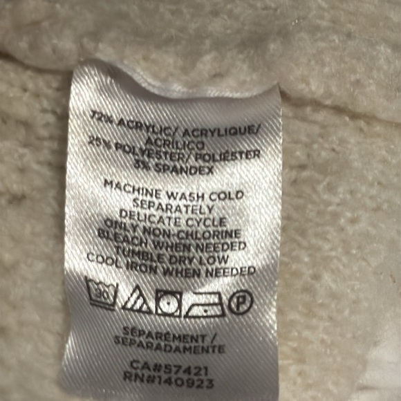 Lou & Grey Slopeside Hoodie sweater geo print chunky pullover Sz XL - Picture 8 of 9